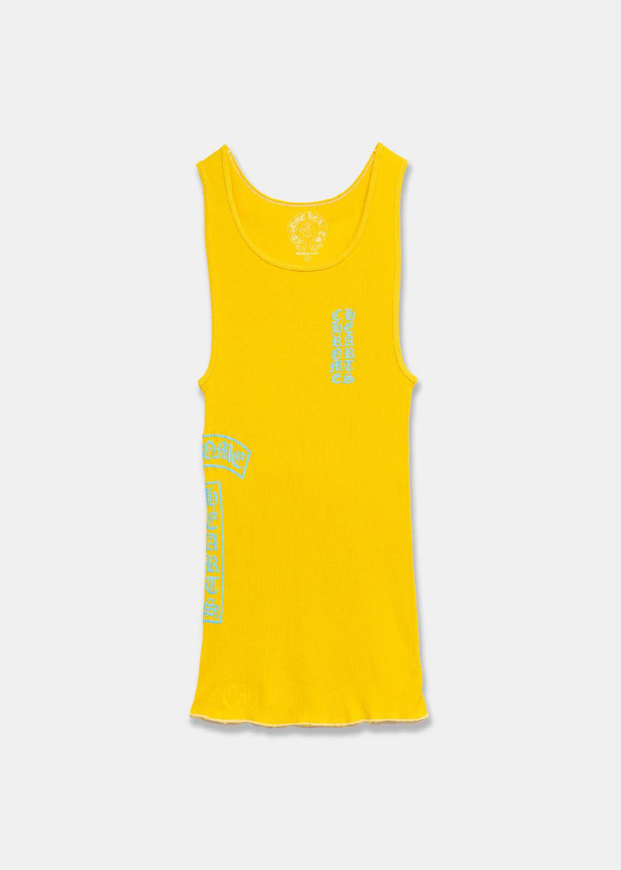 Matty Boy Yellow Ribbed Tank